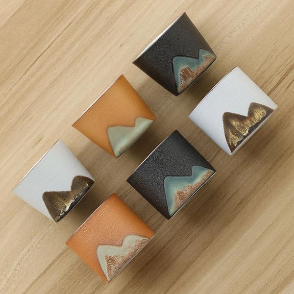 

mugs sample ceramic cup tea japanese coarse pottery master single small creative handmade retro bowl
