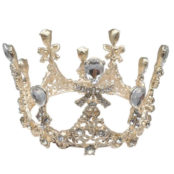 

hair clips & barrettes jeweled crowns beautiful headpiece wedding crown tiaras accessories for prom birthday costume party ll@17, Golden;silver