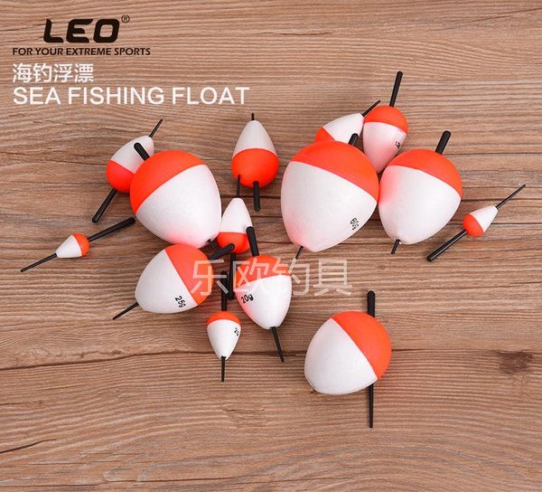 

fishing accessories leo [14 mixed eps red and white foam float] in the sea through float ball gear