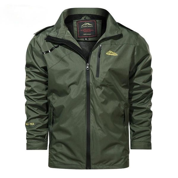 

men's jackets spring softshell outerwear waterproof windbreaker thin hooded casual sportswear outdoor and coat m-4xl, Black;brown
