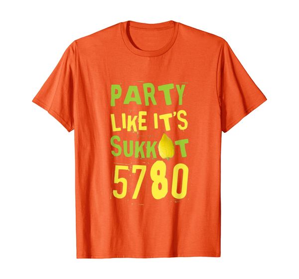 

sukkot jewish party like it's sukkot 5780 shake that lulav t-shirt, White;black
