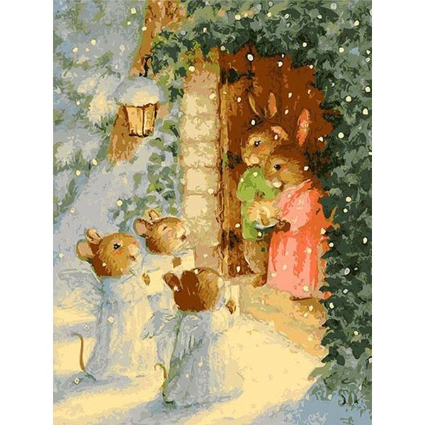 

paintings painting by numbers digital colors number on canvas tree landscape