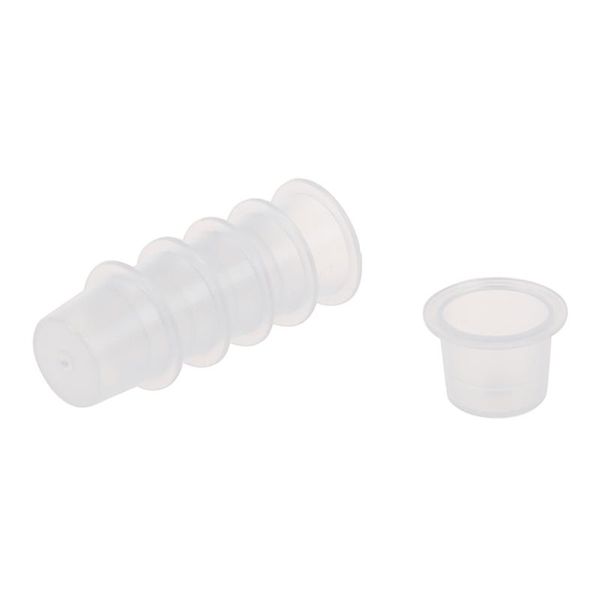 

cups & saucers 200 plastic medium tattoo ink caps holder supplies
