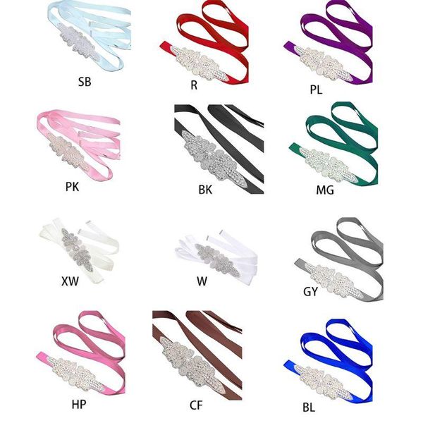 

belts 12 colors bridal wedding waist belt handmade delicate beaded rhinestone bownot imitation pearl dress gown decorative wide, Black;brown