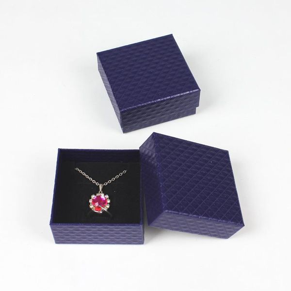 

jewelry pouches, bags formal business box black packaing diamond texture display boxes and packaging for neckalces earrings, Pink;blue