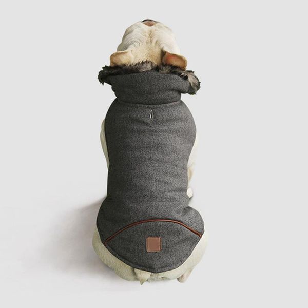 

dog apparel pet clothes warm costume for dogs fleeced thickening cotton-padded coat