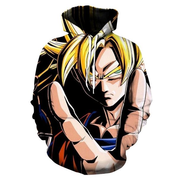 

men's hoodies & sweatshirts 3d print cartoon anime mens hoodie japanese streetwear tracksuit men gothic clothes sweat homme harajuku ca, Black