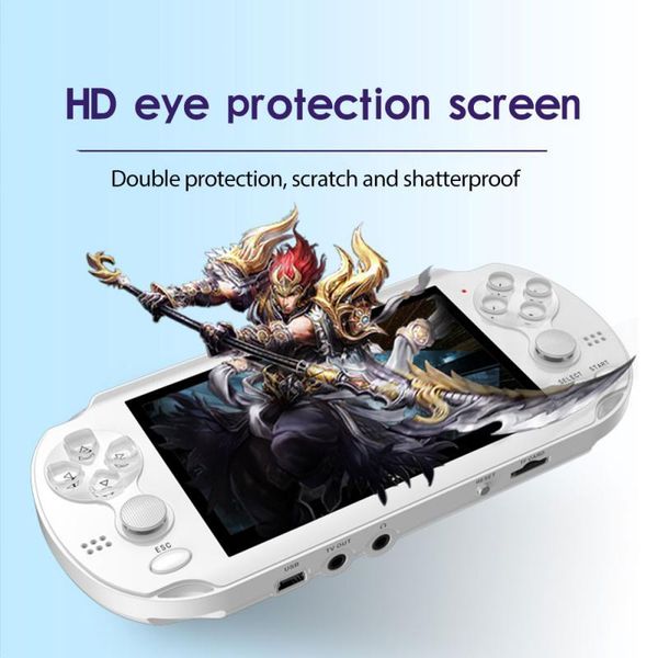 

game controllers & joysticks built-in 10,000 games x1 8gb 4.3inch handheld players console nostalgic classic dual-shake portable