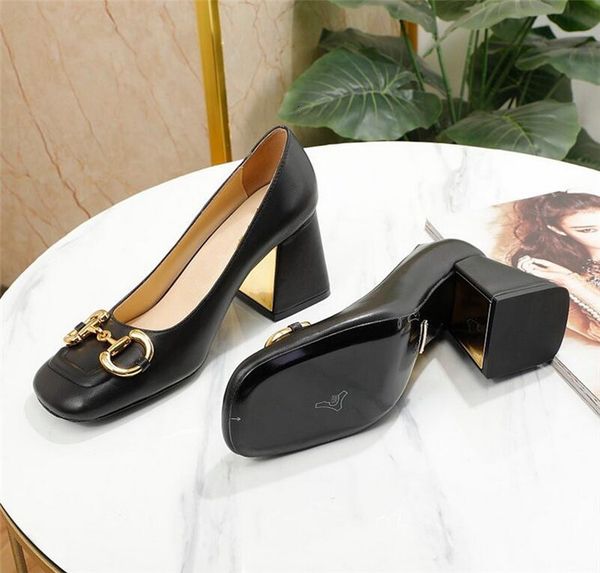 

dress shoes fashion women's ladies casual leather sandals pumps woman shoe g2185, Black
