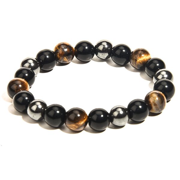 

bracelet 2021 tiger eye stone 10mm jewelry, Golden;silver
