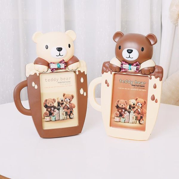 

inch creative cup shape bear children cartoon po frame gift boutique frames