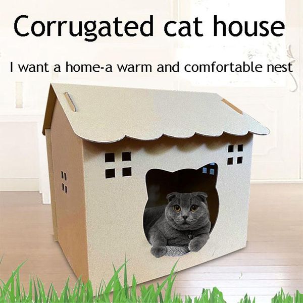 

cat scratching board vertical corrugated litter paper large thickened claw beds & furniture