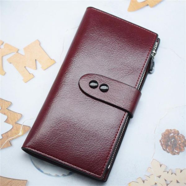 

long female wallet pu leather black/red bank/id/ holder case hasp women and purse wallets, Red;black