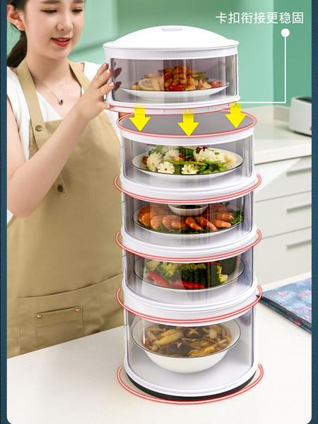 

storage bottles & jars multilayer kitchen container multi-function plastic containers heat preservation dust fresh with lids