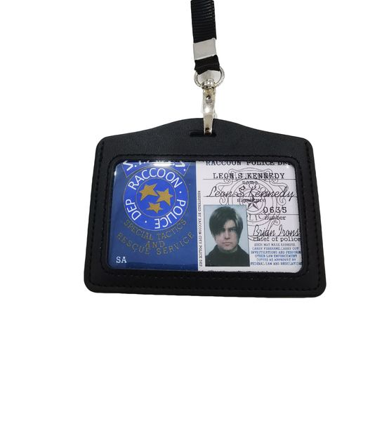 

resident evil 4 game character card folder / bag, Brown;gray