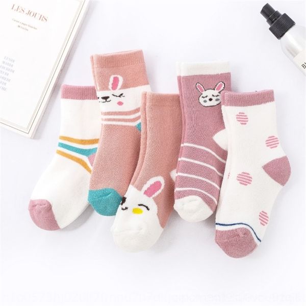 

7vtl 20 yearsautumn and winter thickened children's terry keep warm hosiery 1-10 years old socks boys and girls warm soft medium socks, Black;white