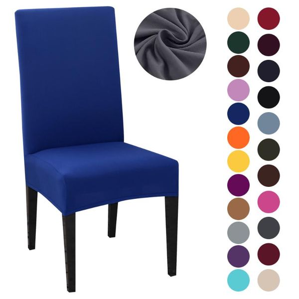 

chair covers grey color spandex desk seat protector slipcovers for el banquet wedding universal size est