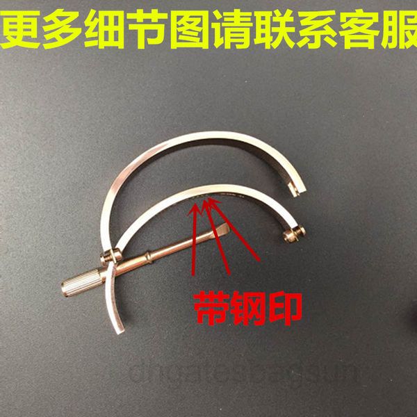 

five generations of kajia screwdriver titanium steel lovers love bracelet 18k rose gold eternal ring bracelet for men and women ouvq, Black
