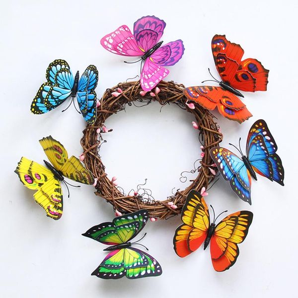 

wall stickers 3d butterfly removable multicolored mural decals diy decorative adesivos de parede