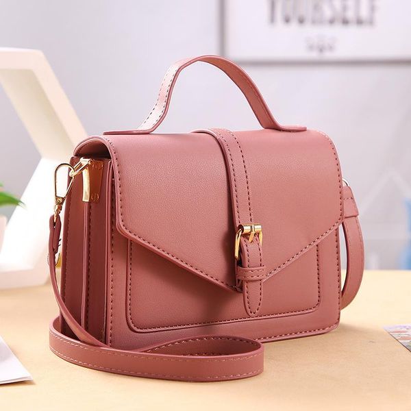 

korean fashion ladies messenger bag retro one shoulder small square simple and versatile girl handbag bags