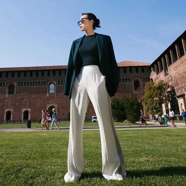 

est summer fashion suit sets women's elegant bright bling knitted and beading side white pants set 210526