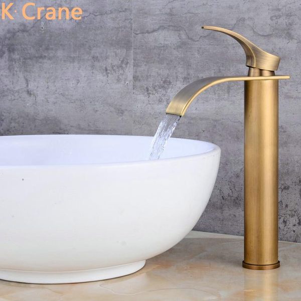 

antique gold brass faucet bathroom cold mixer tap single handle one hole musluk wash basin luxury taps misturador banheiro sink faucets