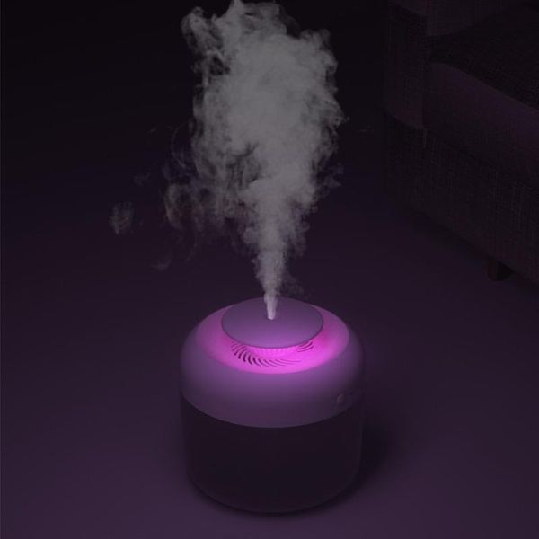 

humidifiers home air humidifier 2400ml ultrasonic cool mist maker fogger with led light large capacity aroma diffuser usb humidificador
