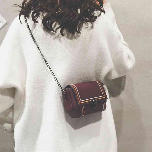 

this year's popular small women's 2021 new fashion foreign style versatile ins messenger chain bag