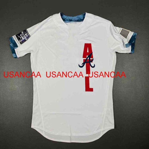 Uomo Donna Youth Ronald Acuna Jr. 2021 All Star Jersey maglie cucite XS-5XL 6XL