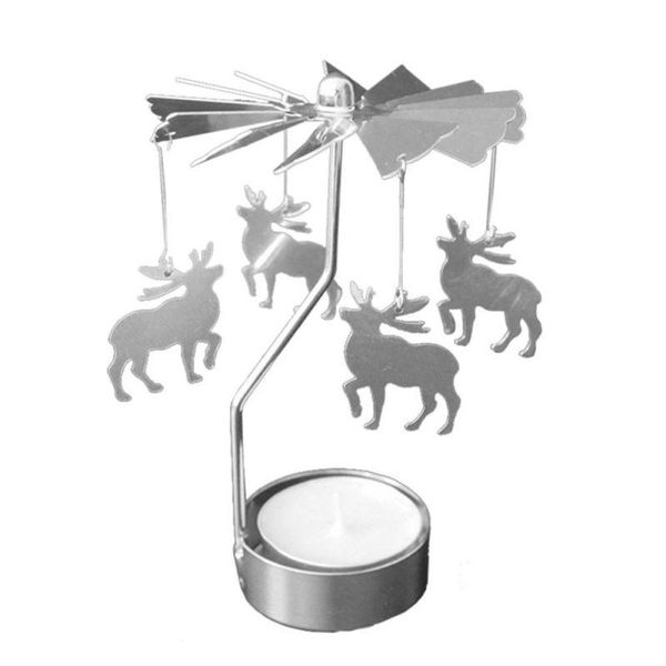 

candle holders rotary holder rotating windmill metal for wedding dinner