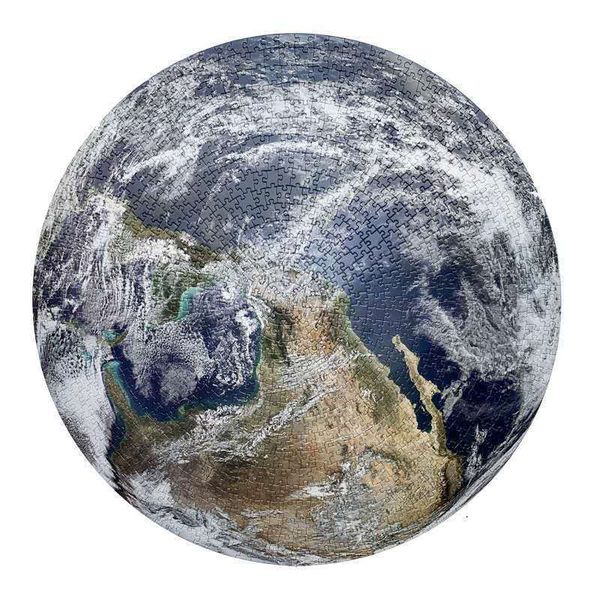 

1000 puzzle children's creative space moon earth rainbow puzzle