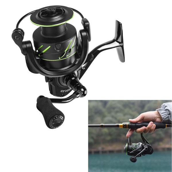 

ultralight spinning reel sturdy coarse fishing fixed-spool reels 5.0/4.7:1 8kg switchable handle 8lb line baitcasting