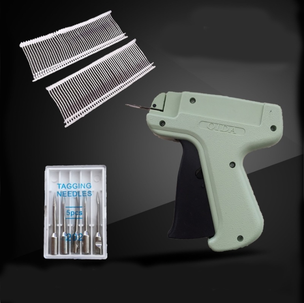 

tag gun 1 set guns clothes garment price label tagging 1000 barbs + 5 needles drop