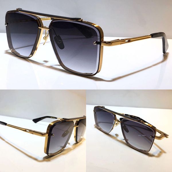 

men popular model m six sunglasses metal vintage fashion style sunglasses square frameless uv 400 lens come with package classical style, White;black