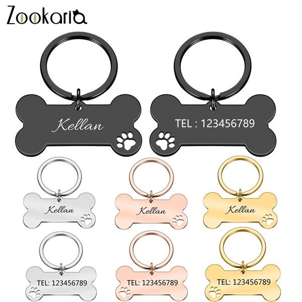 

dog tag,id card anti-lost personalized pet id tag collar engraved name for cat puppy pendant accessories
