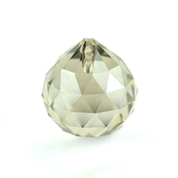 

100pcs 20mm cognac crystal prisms ball pendant chandelier drops for glass drop lamp