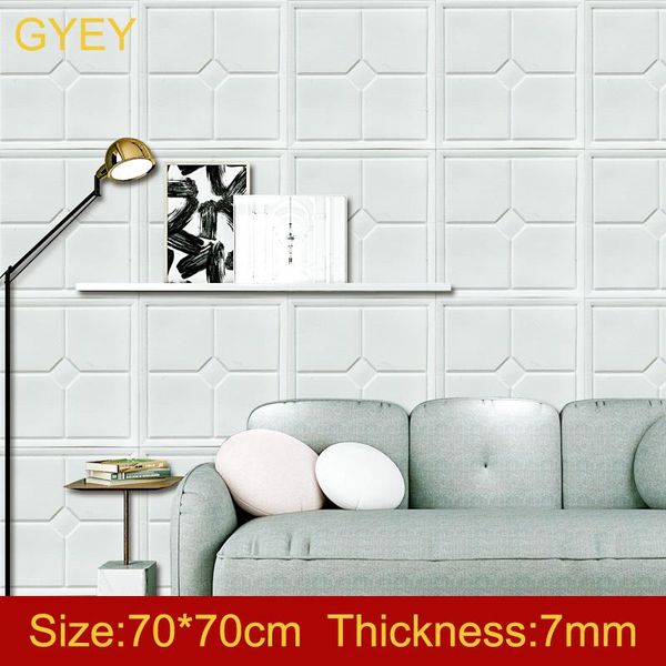 

wallpapers self adhesive waterproof tv background brick 3d wall sticker living room wallpaper mural bedroom decorative 70*70