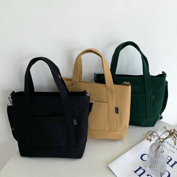 

backpack style small casual tote bags women shoulder messenger korean canvas fashion female crossbody bag for girl 2021 cloth handbags