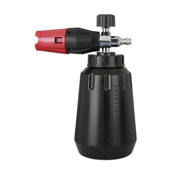 

water gun & snow foam lance tioodre car wash bottle electroplating pot 1/4 quick plug with adjustable nozzle big mouth