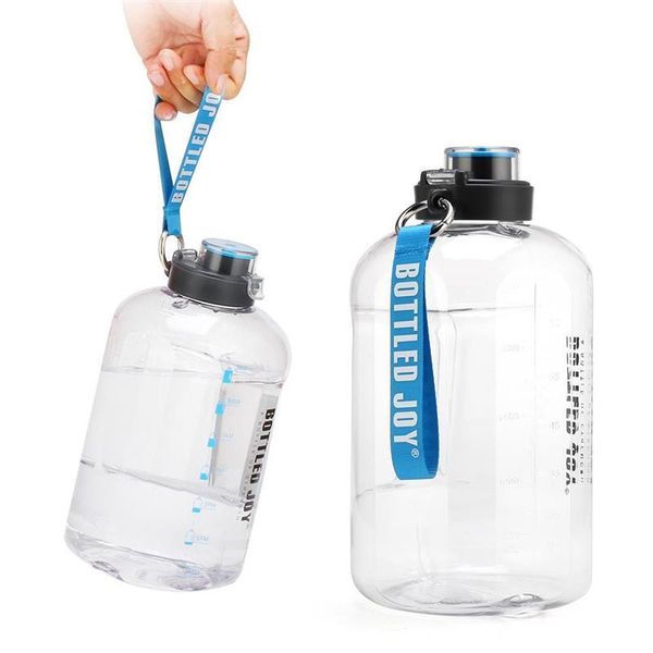 

water bottle large capcity 3.78l/1.5l/2.5l shaker with handle outdoor fitness running gym training plastic sports bottles