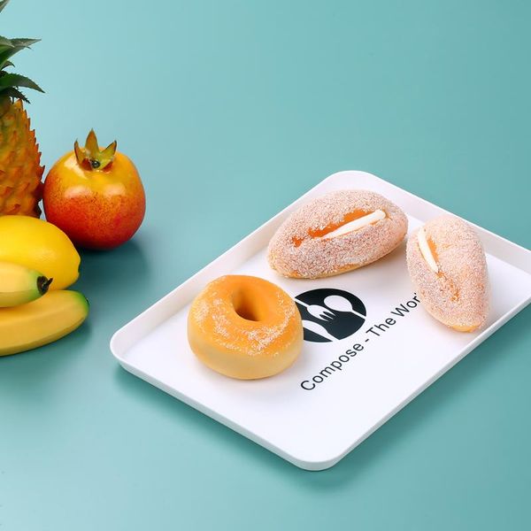 

kitchen storage & organization plastic dessert fruit trays saucer snack plate bowls serving tray dish platter rectangular