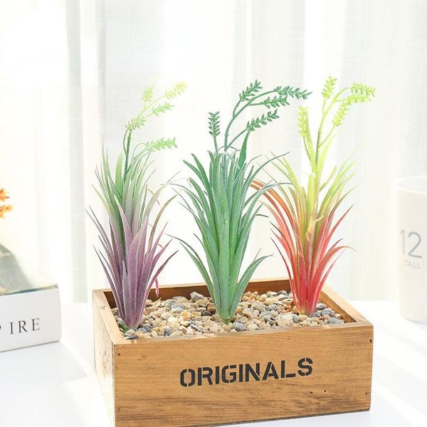 

decorative flowers & wreaths 1pc artificial succulents plant potted diy home room garden coffee shop el balcony decoration simulation
