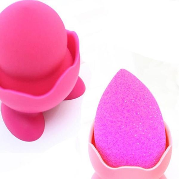 

sponges, applicators & cotton 270a silicone powder puff drying holder stand beauty makeup sponge display rack cosmetic case