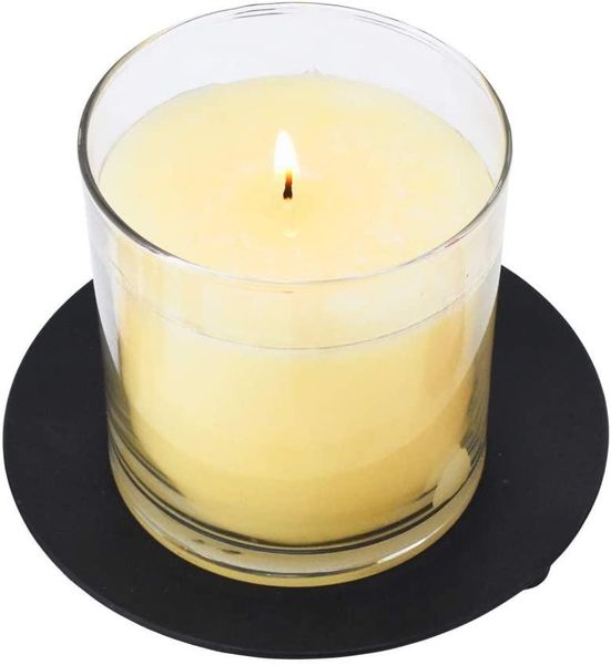 

2/4/8pcs vintage black iron candlestick round candle base holders wedding ceremony decoration props