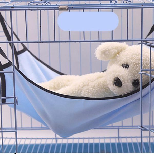 

cat beds & furniture 1pcs hammock pet dog small animal cage bed squirrel guinea-pig mat pad hamster ferret hanging comforter