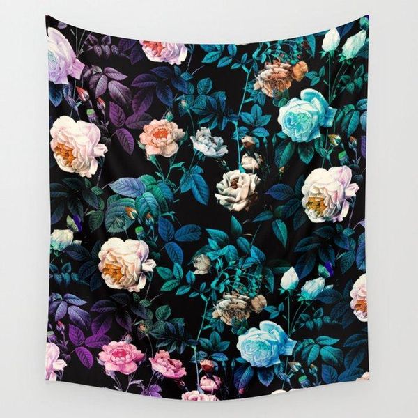 

tapestries night forest tapestry wall hanging bohemian printed home living room bedroom office art decor