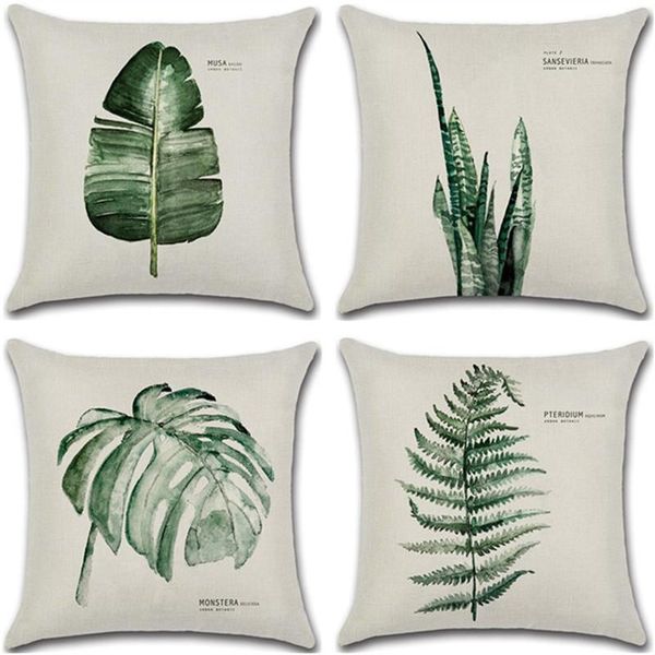 

cushion/decorative pillow gyk143 plants cushion case (no filling) 1pc polyester home decor bedroom decorative sofa car throw pillows