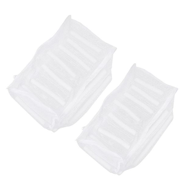 

storage bags 2pcs laundry mesh for shoes reusable wash net with durable zipper