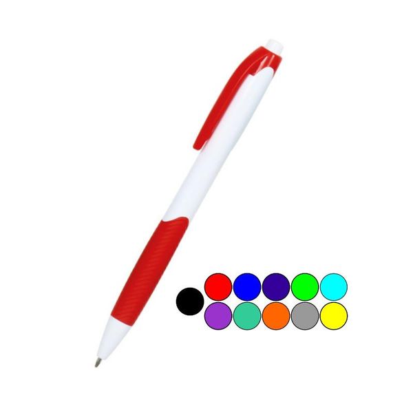 

ballpoint pens 100-500 pcs pen customized included full color printing logo & text promotion gift blue ink model 0507, Blue;orange