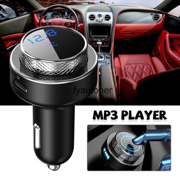 

qc3.0 quick charger car bluetooth 5.0 fm transmitter handswireless tf/u disk mp3 audio player accessories
